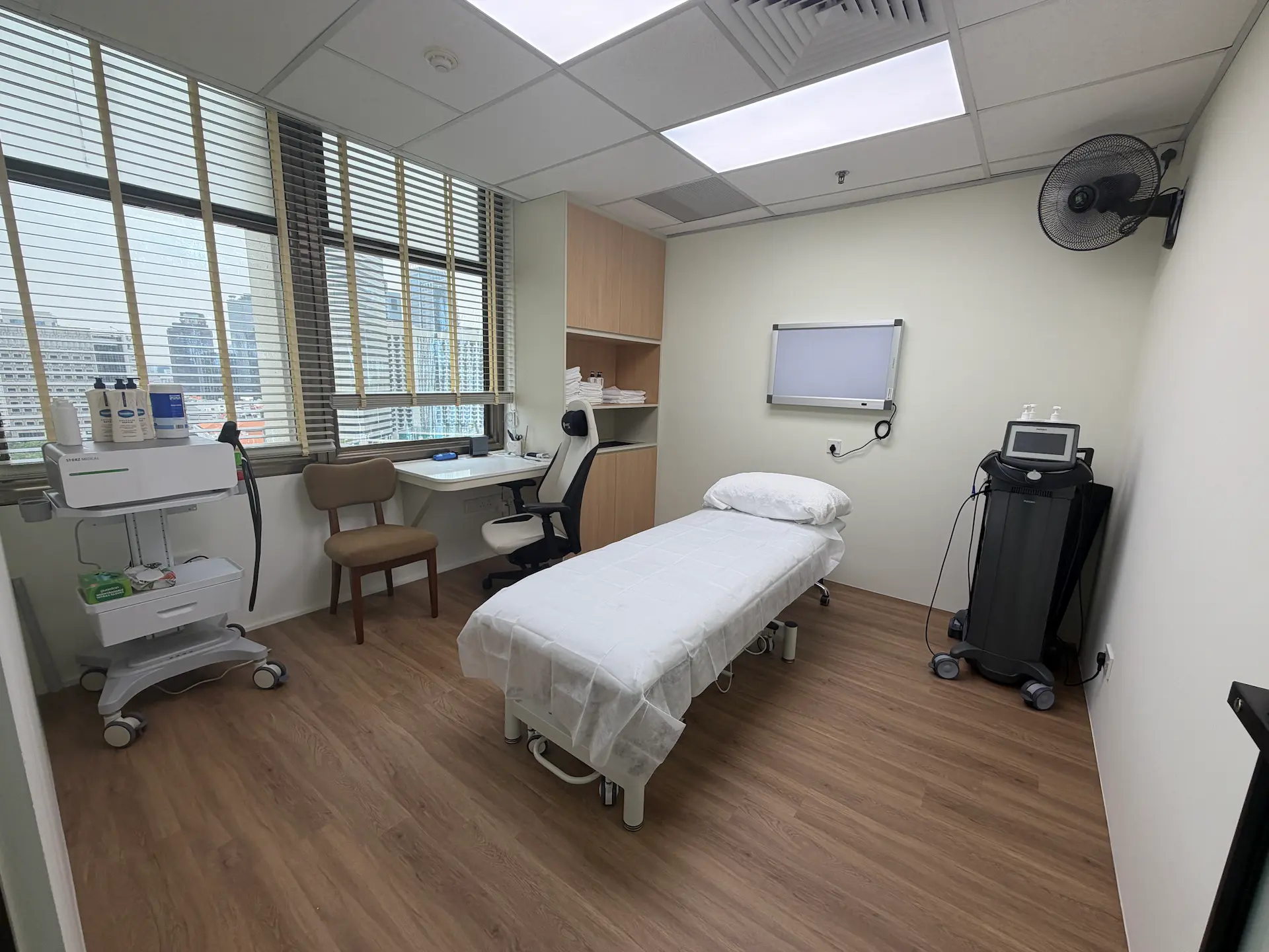 A private treatment room at the Sage Physiotherapy clinic