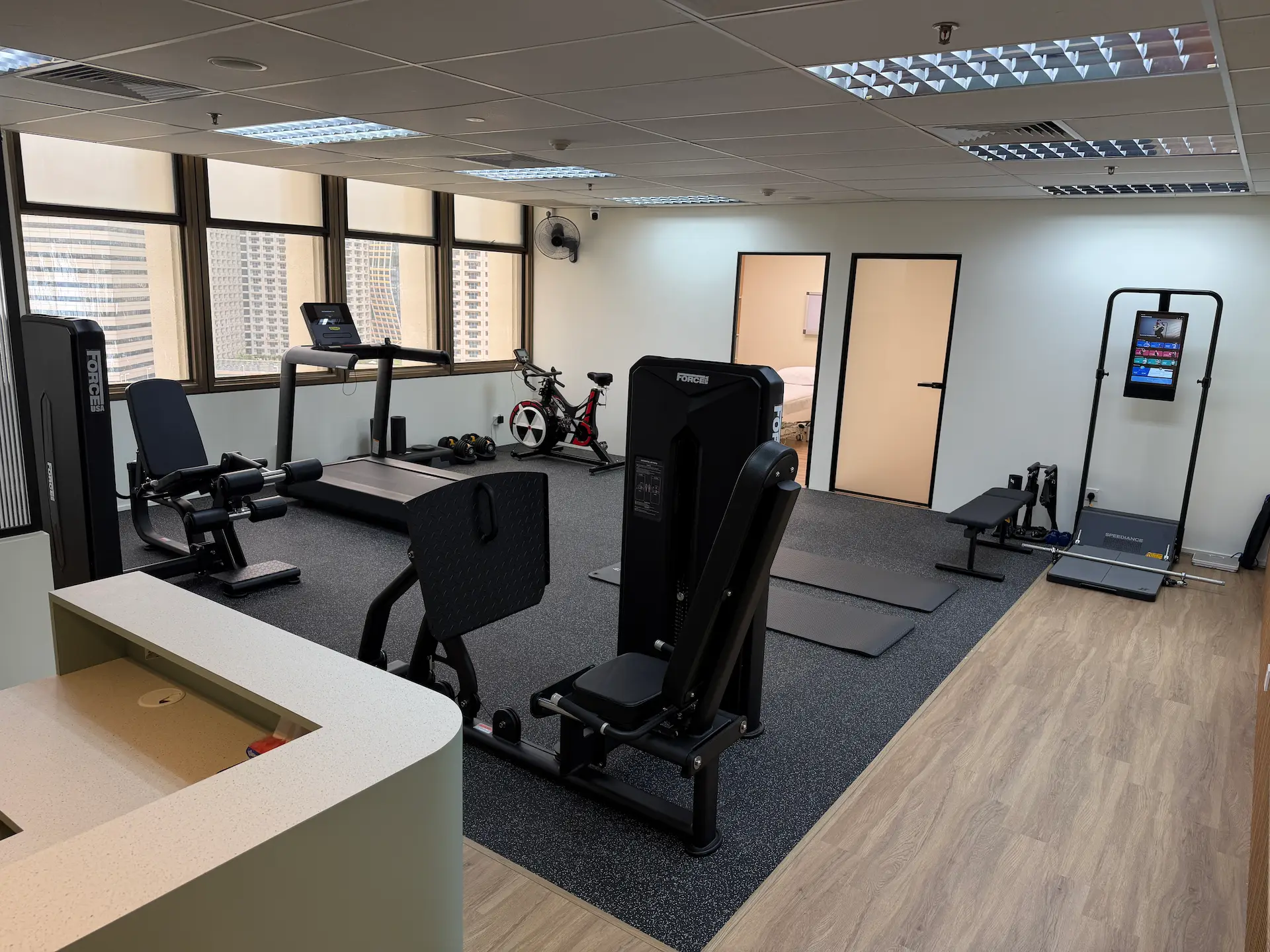The rehabilitation space at Sage Physiotherapy